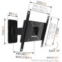 Vogels MA2030 TURN TV Wall Mount 19-37'' 1 arm Black