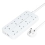 Tessan 8-Gang Extension 2 USB-A USB C 2m 13A TS-204-C