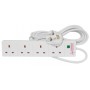 Mercury 4Gang with Surge Protector 2.0m in Polybag 430.009UK