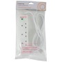 Mercury 4Gang with Surge Protector 2.0m in Polybag 430.009UK