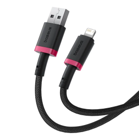 Baseus Cable Lightning to USB-A Dura Series Braided 2.0m Black-Red Baseus Cable Lightning to USB-A Dura Series Braided 2.0m Black-Red