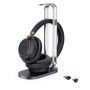 Yealink Headset Wireless Bluetooth ANC Over-Ear with B/T Dongle & Charging Stand BH76 Plus Teams