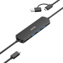 Unitek USB-C Hub 10Gbps for Data Intercopy 3 USB-A Ports U1344A