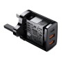 Baseus Charger Wall 30W USB-C/2xUSB-A UK Black