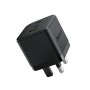 Baseus Charger Wall 65W 2C+U PALM Series UK Black
