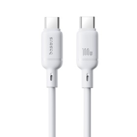 Baseus Cable USB-C to USB-C Silky Series 1.0m 100W White Baseus Cable USB-C to USB-C Silky Series 1.0m 100W White