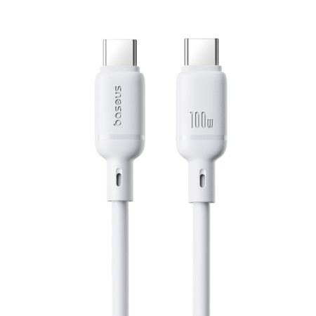 Baseus Cable USB-C to USB-C Silky Series 1.0m 100W White