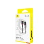 Baseus Cable USB-C to USB-A Dura Series Braided 1.0m Black+Red