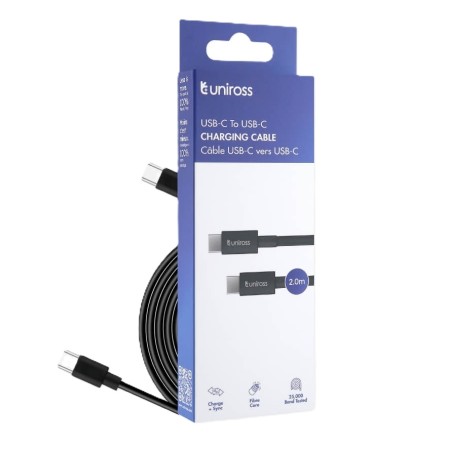 Uniross Cable USB-C to USB-C Cable 2.0m UCA006