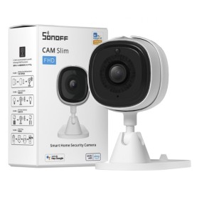 Sonoff Smart WiFi IP Security Camera CAM-Slim (includes 4 ways for mounting magnetic, stick, tripod and screw-in)