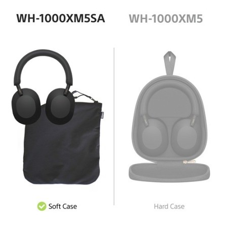 Sony WH1000XM5SA LIMITED SOFT CASE EDITION Premium Noise