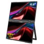Verbatim Monitor Portable 2 x 15.6'' Full-HD Monitors
