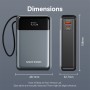 Vention Powerbank 20000mAh 65W+Built-in USBC FHYB0