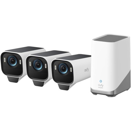 Anker Eufy Security Camera Kit  eufyCam S3 Pro 3Pack & Homebase3