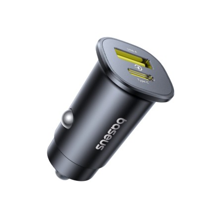 Baseus GoTrip DP1 Car Charger 30W U+C Cosmic Black