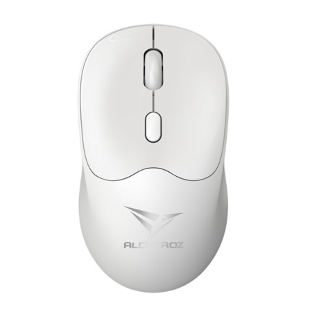 Alcatroz Mouse Wireless & BT Recharg Silent AIRMOUSE DUO 6R White (2025)