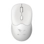 Alcatroz Mouse Wireless & BT Recharg Silent AIRMOUSE DUO 6R White (2025)