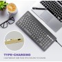 Alcatroz XPLORER GO! BTR 200 Wireless Mini Keyboard 2.4G+BT Mist White