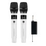SonicGear WM2200UL DUAL Bianco 2 x Wireless 2.4GHz Rechargeable Microphone Handsets with LED Display