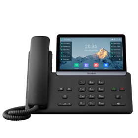 Yealink IP Phone Desktop PoE 7'' Gigabit, USB, Expansion, Color TouchScreen SIP-T77U