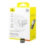 Baseus Charger Wall 20W USB-C PALM Series UK White