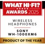 Sony WH1000XM6 Flagship Noise Cancelling Wireless Over Ear Headphones Midnight Blue
