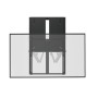Brateck IFP Wall Mount Manual Vertical Motion 80x60 90kg HAW400E-90