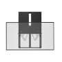 Brateck IFP Wall Mount Manual Vertical Motion 60x60 65kg HAW400E-65