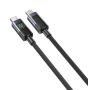 Unitek USB-C Cable PD60W Braided with Display 1.0m C14158A-1M
