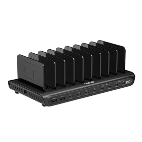 Unitek Charge Station 240W 10-Port 8xUSB-C + 2xUSB-A P1230CBK01-UK
