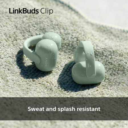 Sony WFLC900G LinkBuds Clip Open-Ear Headphones Green