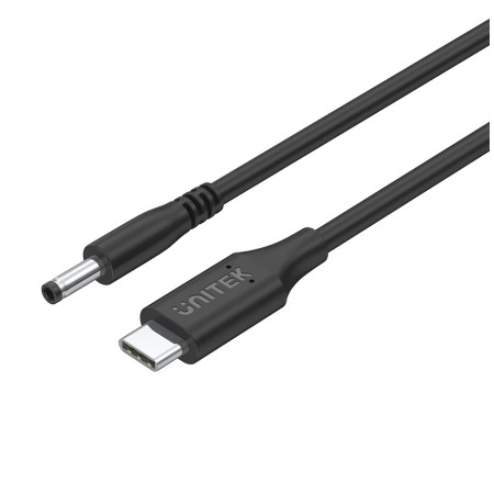 Unitek UCL USB-C to DC Cable 1.8m 65W for Lenovo 4.0x1.7mm C14118BK