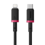 Baseus Cable Lightning to USB-C Dura Series Braided 2.0m Black