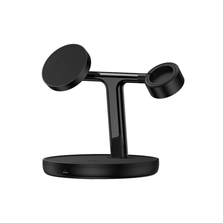 Baseus Charger Desktop Wireless 20W 3-in-1 SWAN Black