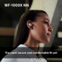 Sony WF1000XM6 Wireless Noise Cancelling Earbuds Black