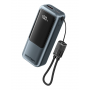 Vention Powerbank 10000mAh 22.5W Built-in USB-C Lanyard + Display FKOH0