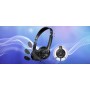 Genius PC Headset USB-A InLine Control & Ultra Soft Foam Cushions HS-235U AI