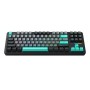 Machenike Wired Gaming Keyboard KG87,Gasket Design, Fully Hot-swappable Switches, Mechanical Silver Linear Switches