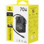 Baseus Charger Wall 70W EnerCore CG11 Universal Travel Adapter with Retractable Cable s Black