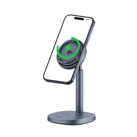 Baseus Charger Desktop Wireless 20W Qi2 Orbit 2 Pro Air-Cooled Grey