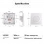 Sonoff Zigbee Smart Wall Mechanical Switch 1-Button White