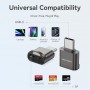 Vention CLMH0 Metal USB-C Card Reader for Micro SD Cards