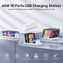 Unitek Charge Station 60W 10-Port 10x2.4A Y-2190D