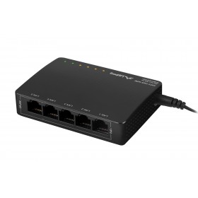 Lanberg 4Port Gigabit PoE Switch 4 PoE +1 Uplink 60W