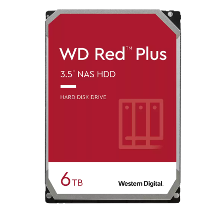 Western Digital HDD 3.5'' RED PLUS NAS 6TB WD60EFPX