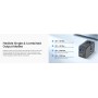 MINIX Gan Wall Charger Travel 100W with Retractable USB-C cable TP100C