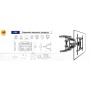 NBMounts P65 Quad Arm Mount 60x40 50-80''