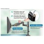 NBMounts H100 Single Arm Gas Desktop Monitor Mount (upgraded version)