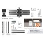 Vogels ELITE TVM5855 TV Wall Mount 60x40 Turn up to 75kg (THIN550 Replacement)