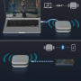 j5create Conference Speakerphone USB-C Dock Pro Dual 4K RJ45/USB/PD/MST JCDS337